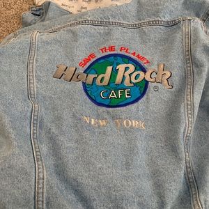 80svintage Hard Rock Cafe denim jacket